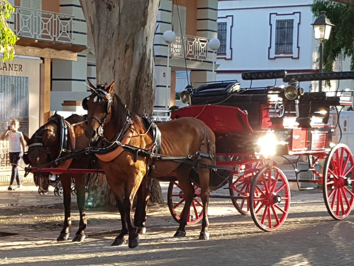 Отель Hostal Los Arcos Чипиона Экстерьер фото